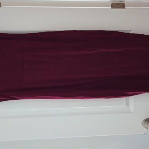 Tubelle Burgundy Maxi Skirt